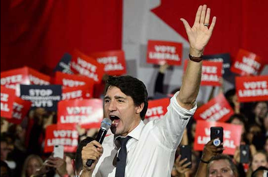 Canada election: Trudeau's Liberals win but lose majority